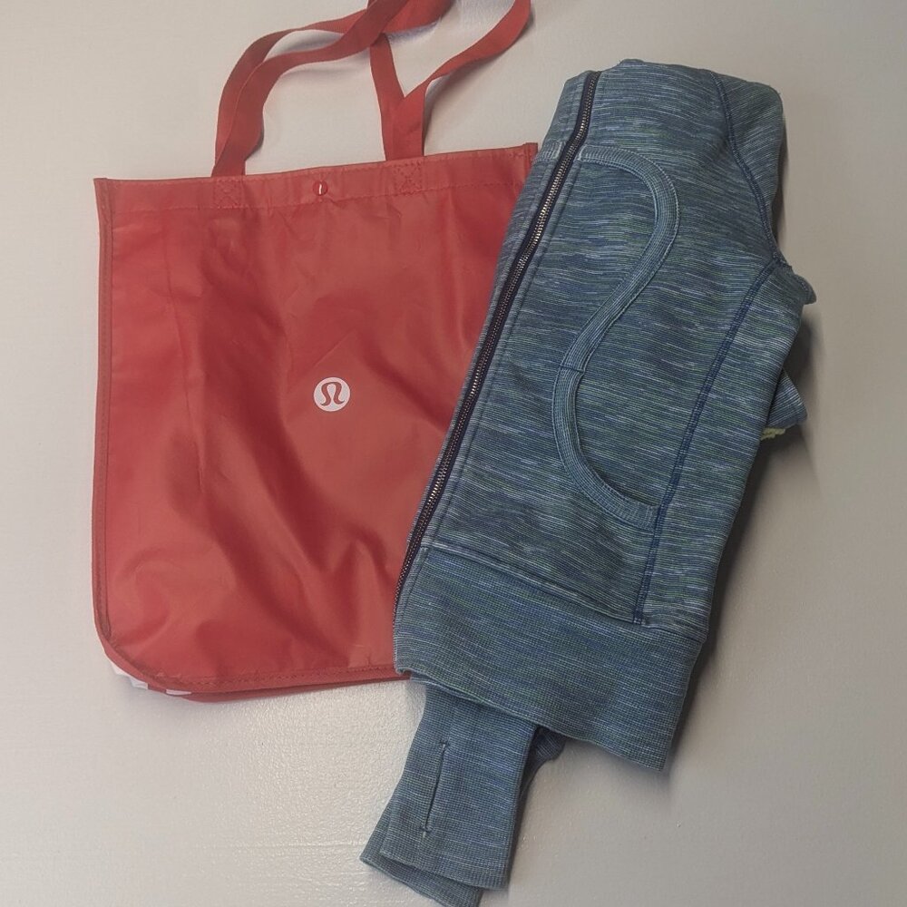 Lululemon Scuba Hoodie Wee Are From Printed Polar Cream Clarity Yellow Size 4